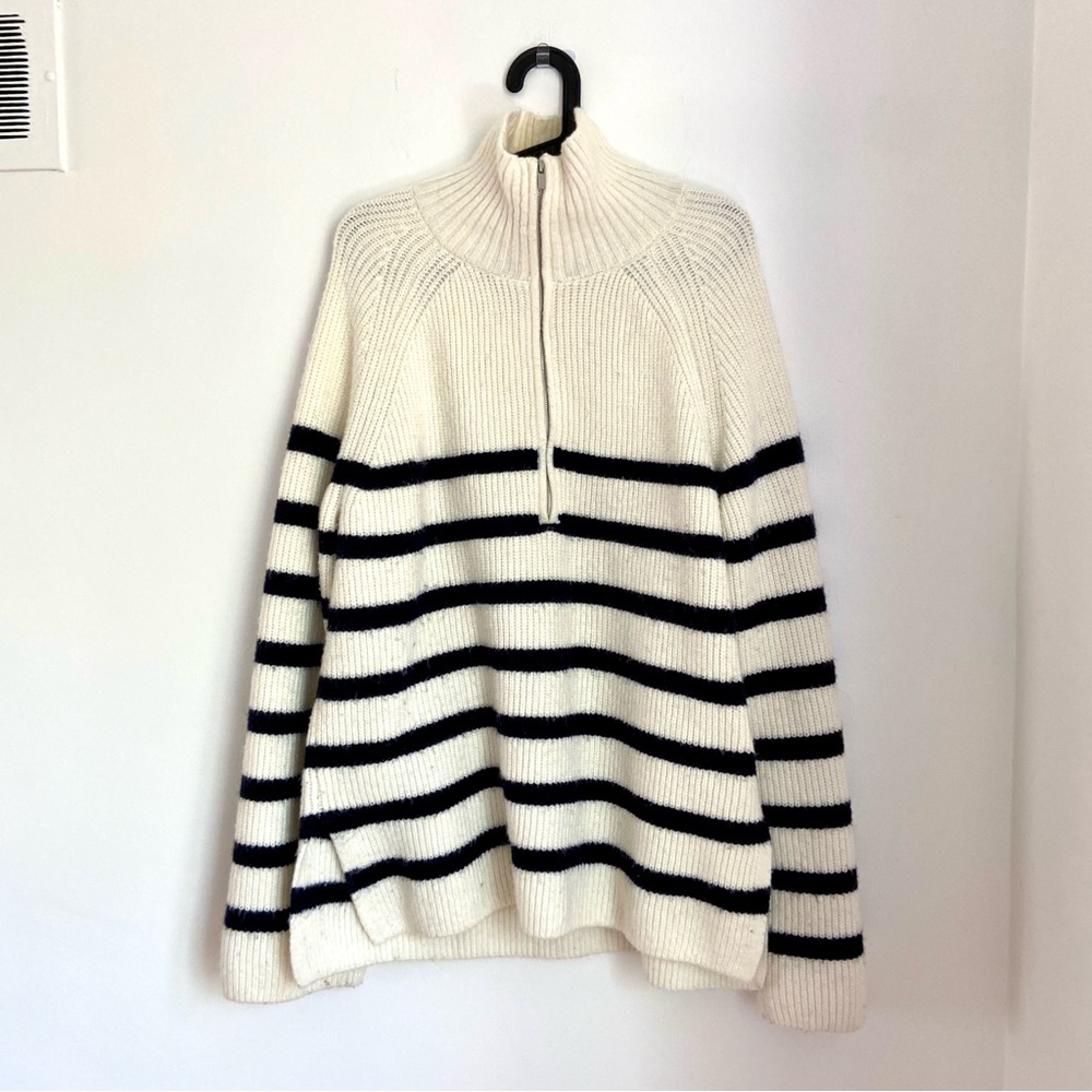 H&M // Rib-knit half-zip sweater - Picture 2 of 5